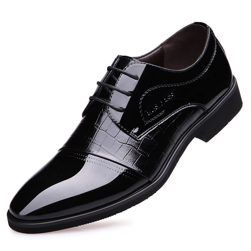 Sapato Social de Couro Brilhoso - Richard