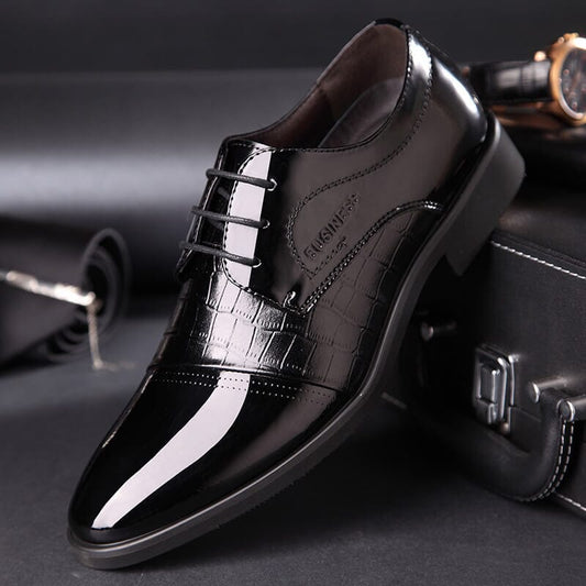 Sapato Social de Couro Brilhoso - Richard